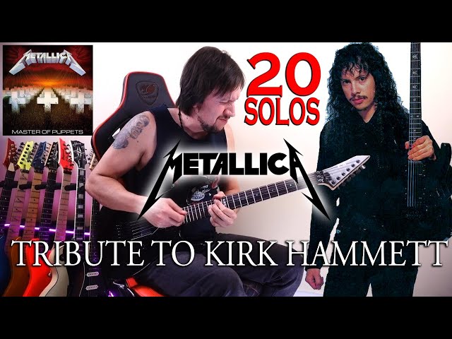 Tribute to Kirk Hammett - 20 of his Best Solos - by Ignacio Torres (NDL)