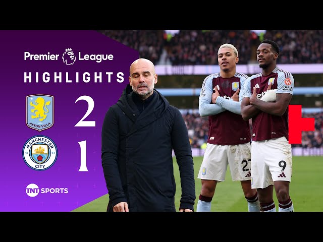 Man City’s Misery Continues At Villa 😭 | Aston Villa 2-1 Manchester City | Premier League Highlights