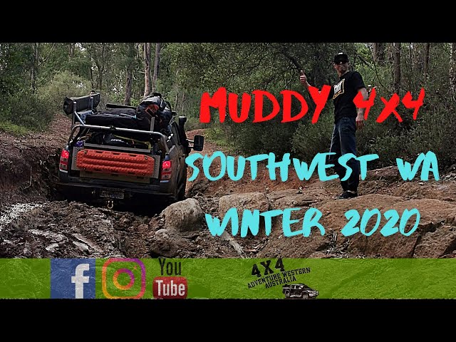 Muddy off road 4x4 - 4WD Camping Adventure in Harvey & Brunswick