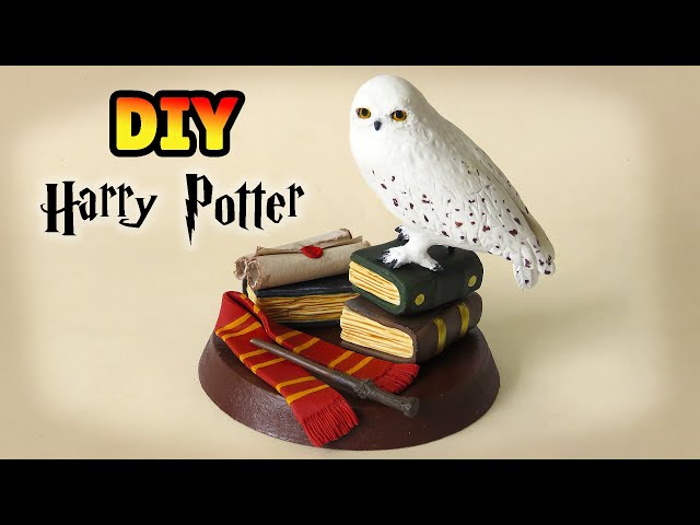 DIY: Como Fazer EDWIGES - CORUJA de HARRY POTTER Miniatura