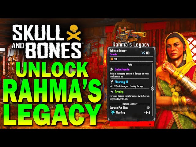 UNLOCK the RAHMAS LEGACY Torpedo! Skull and Bones