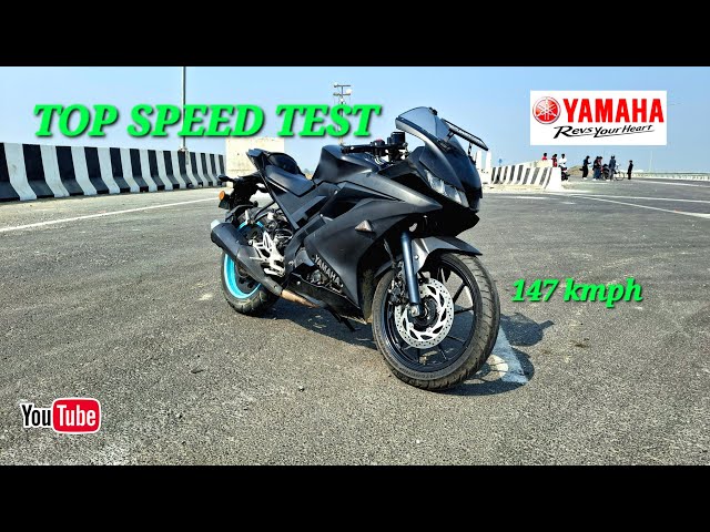 Yamaha R15 V3 Bs6  Top Speed Test | Topspeed  Test  | Shocking  Result | 147kmph