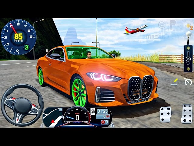 BMW Car Racing On Highway - Driving School Simulator Game #11 GT Car Driving Simulator Gameplay