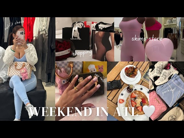 WEEKEND IN MY LIFE IN ATL! SHOPPING + HAUL + PACKING& MORE! 🫧