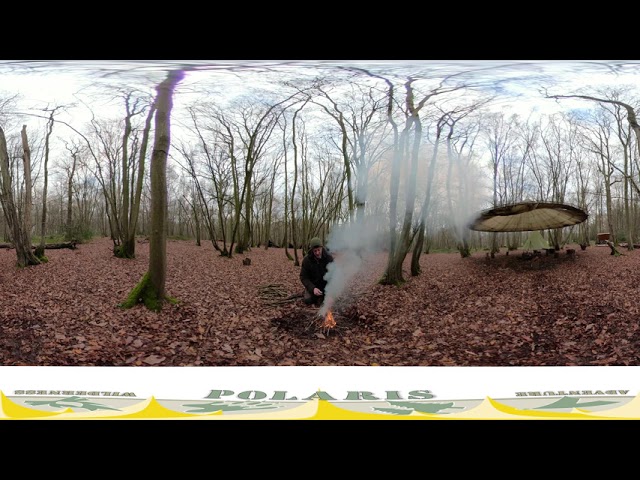 360 video Fire By Spark demo at Polaris Bushcraft