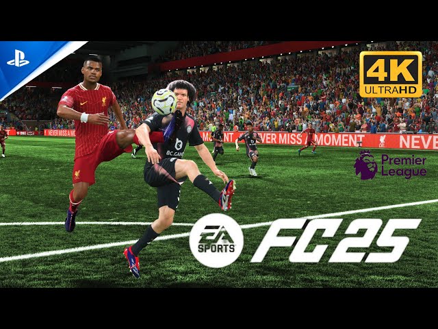 FC 25 GAMEPLAY - Liverpool F.C vs Leicester City F.C.|Premier League 24/25 Full Match | PS5| 4K