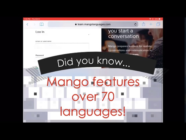 Mango Languages Demonstration