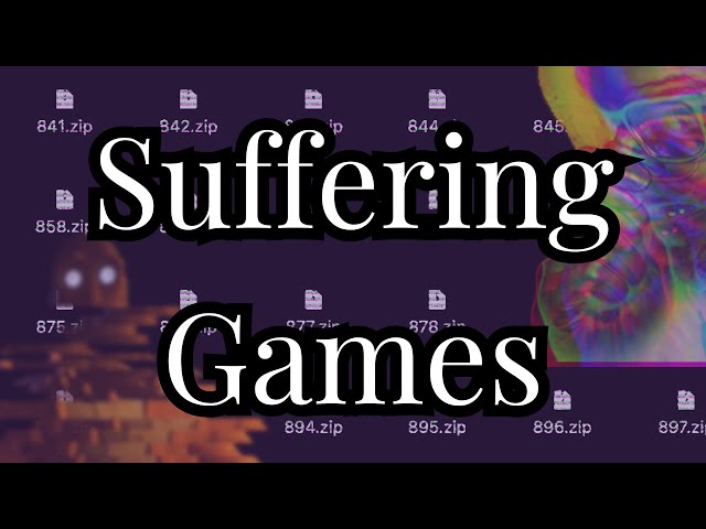 Suffering Games (Journey of 1000 ZIPs, Feedback, Clickholding, Tom Walker)