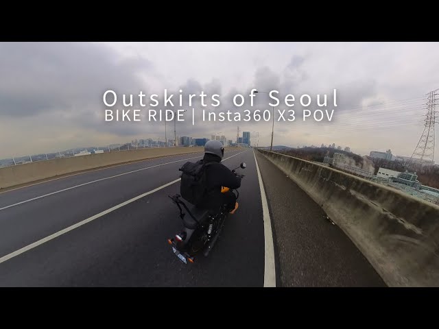 Riding Outskirts of Seoul | Bike POV with Insta360 4K