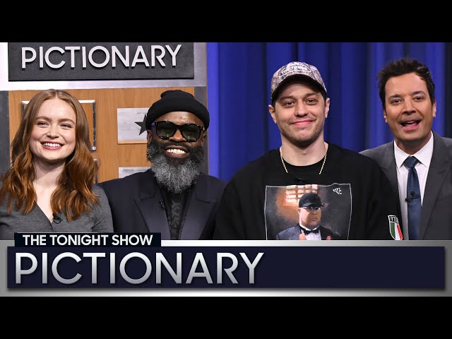 Pictionary with Pete Davidson and Sadie Sink | The Tonight Show Starring Jimmy Fallon