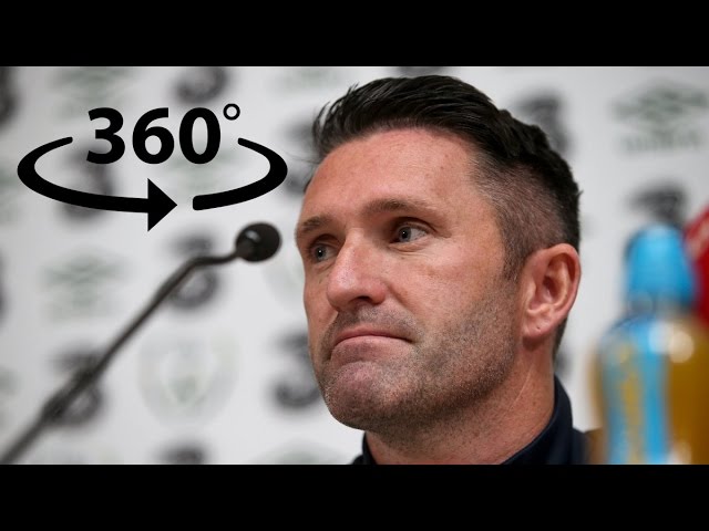 360 VIDEO - Robbie Keane's Final Press Conference At International Level