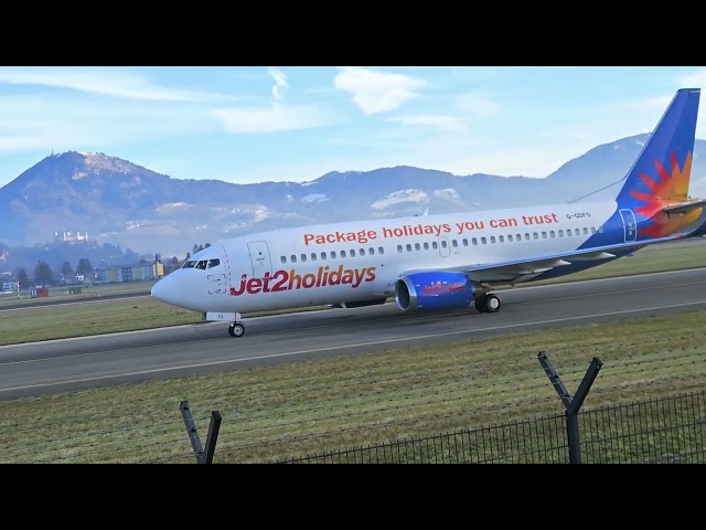 Ausrollen Jet2 Salzburg aus Leeds