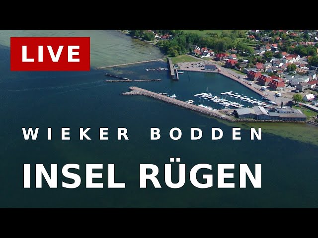 LIVE-Webcam Insel Rügen: Kiting-/Surfspot in Wiek auf der nördl. Halbinsel Wittow