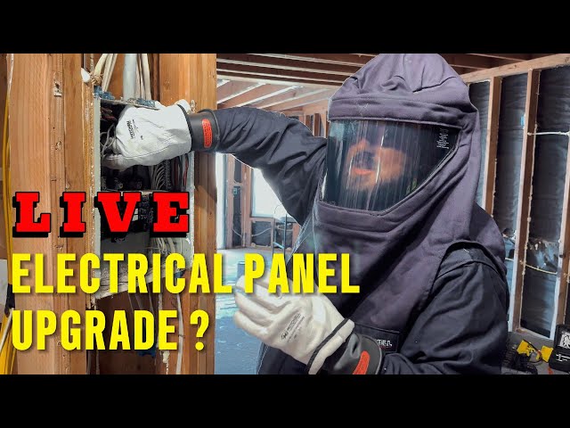 LIVE Electrical Panel Upgrade | High Voltage Arc Flash 40 CAL Suit | Trained PRO (DO NOT ATTEMPT)