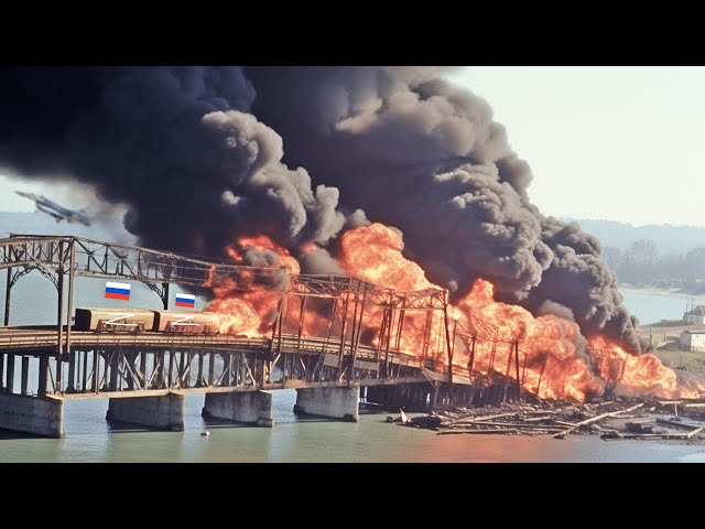 MASSIVE BLOW TO RUSSIA! 600,000 TONS of North Korean Shells Blown Up on the Crimean Bridge