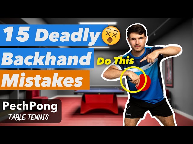 Are You Making One of These Backhand Mistakes??