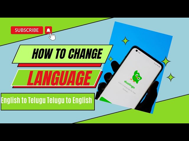 How To Change Language / Duolingo App 2023 / [ In Telugu Review ] @panduofficial1m