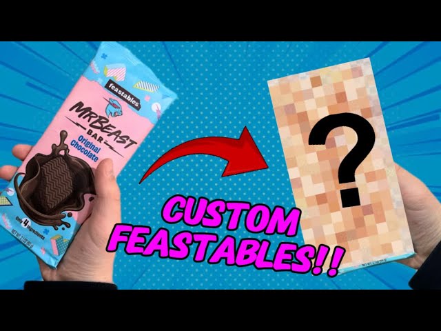 Custom Feastables chocolate bar!! @MrBeast @Karl