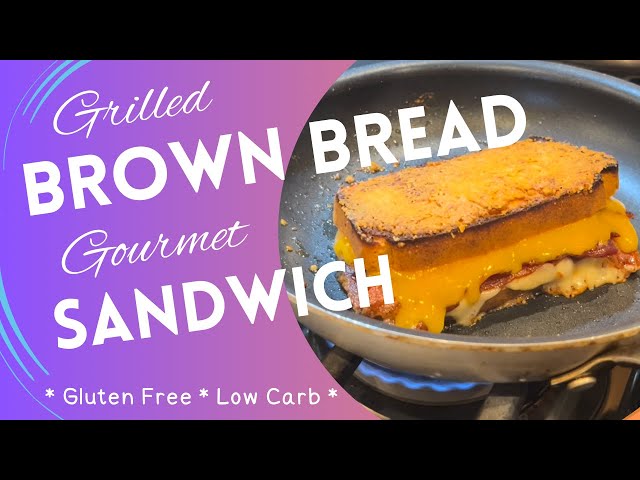 Brown Bread Gourmet Sandwich | #eggwhiteprotein | #lowcarb | #glutenfree | #keto |