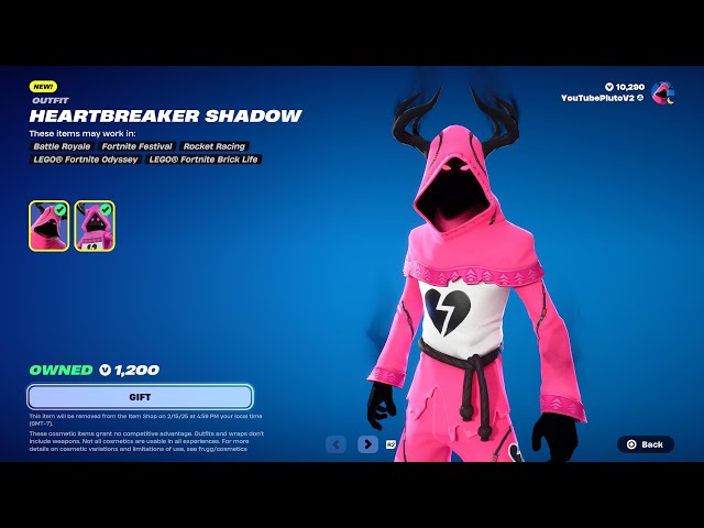 NEW HEARTBREAKER SHADOW! Fortnite Item Shop Today [February 13th, 2025]