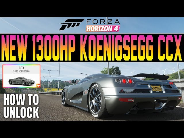 Forza Horizon 4 - How To Get NEW Rare Koenigsegg CCX - 1,300HP Fast Method