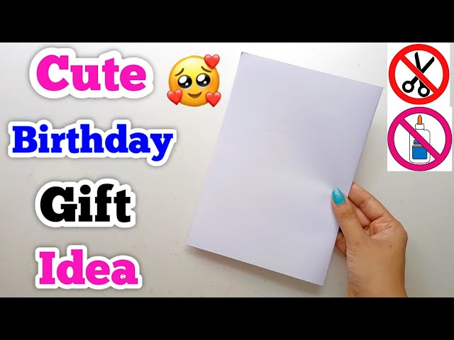 😍 Cute 😍 Birthday Card Making For Mom / happy birthday card idea / how to make birthday card for mom