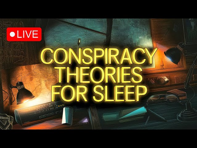 *LIVE* Conspiracy Theories | Black Screen Rain Sounds For Sleep | Live Stream