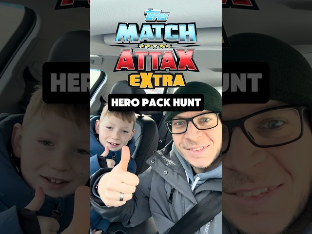 Hunting for Match Attax Extra 24/25 Hero Packs! 🔥 Can We Find Them in Stores?! #matchattax