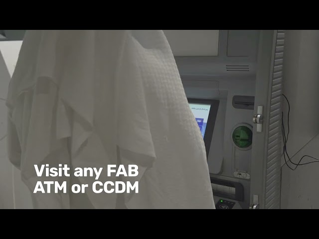 Deposit Cash through FAB ATMs