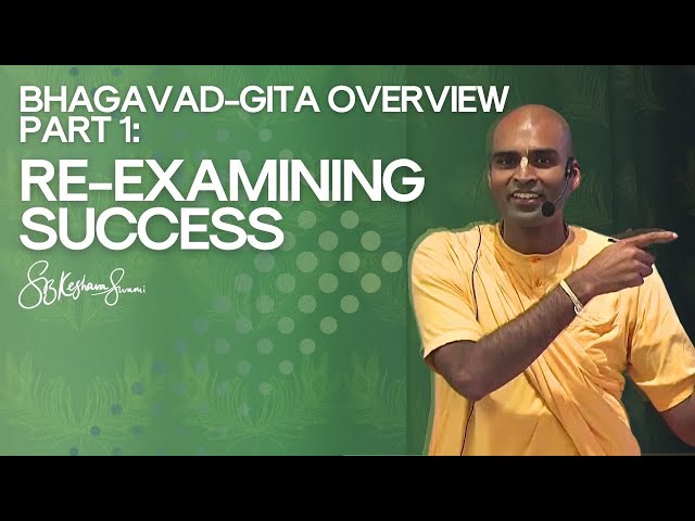 Re-examining Success | S.B. Keshava Swami in London, UK | December, 2024