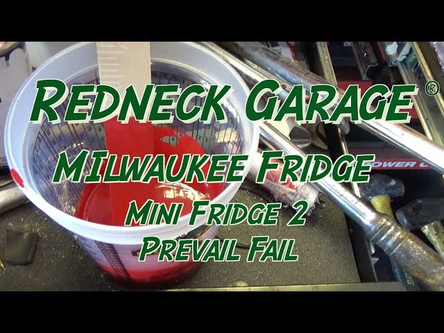 Milwaukee Mini Fridge and a Preval Fail :)  More Mancave stuff