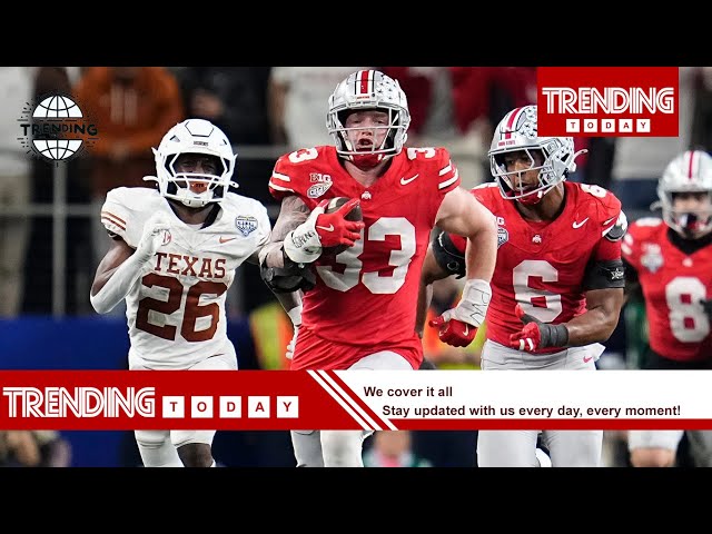 🏈 Ohio State vs. Texas: Jack Sawyer and the National Championship Spotlight 🏈 | Trending Today