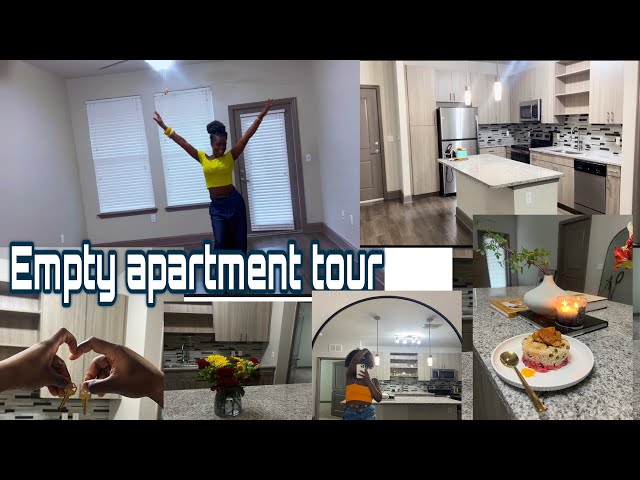 Empty apartment tour/ vin we nouvo Kay la / premye manje m fe nan Kay la: shopping haul