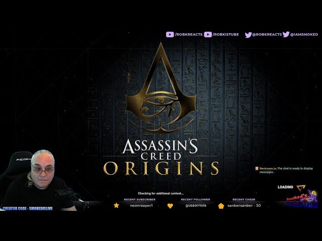 Robk Reacts Assassins Creed Origins /  F1 2020 Race Time  Playstyle !sr !always420 !youtube !discord