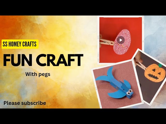 Quick and easy craft ideas with peg |Fun crafts |