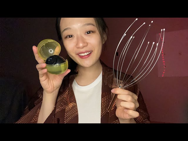 ASMR VR180 | Unboxing my Japantown Haul! (Fast Tapping, Sleeve Rolling & Unexpected Triggers)