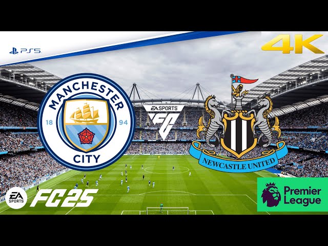 Manchester City vs Newcastle | Premier League | EA FC 25 | PS5™ 4K HD