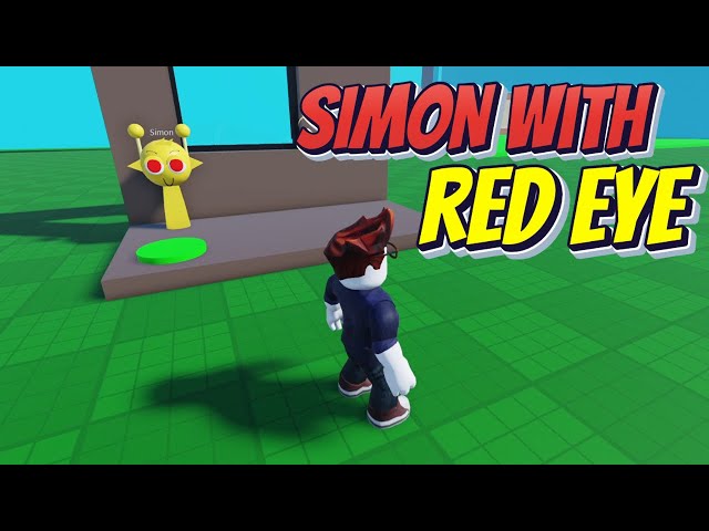 Roblox - Glitch Out Of The Map And Get Simon With Red Eyes In 3D Sprunki RP and Animations Valentine