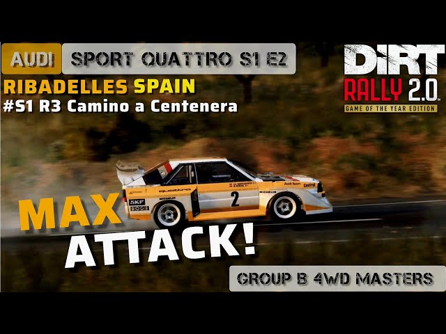 DiRT Rally 2.0 - Spain - GROUP B 4WD MASTERS - S1 R3 Camino a Centenera @codemasters@EASPORTSWRC