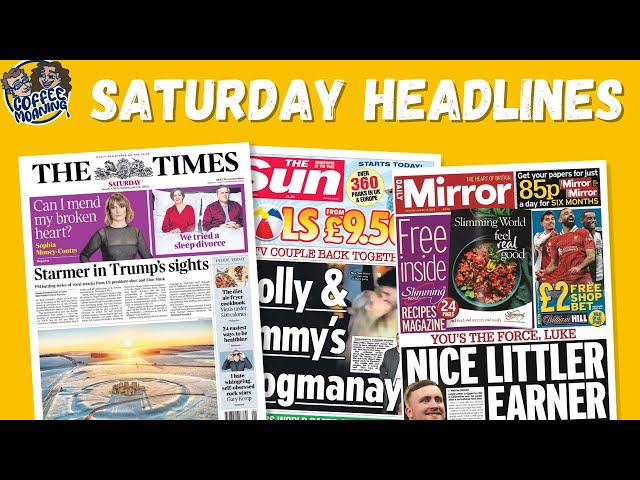 COFFEE MOANING - The Saturday Headlines