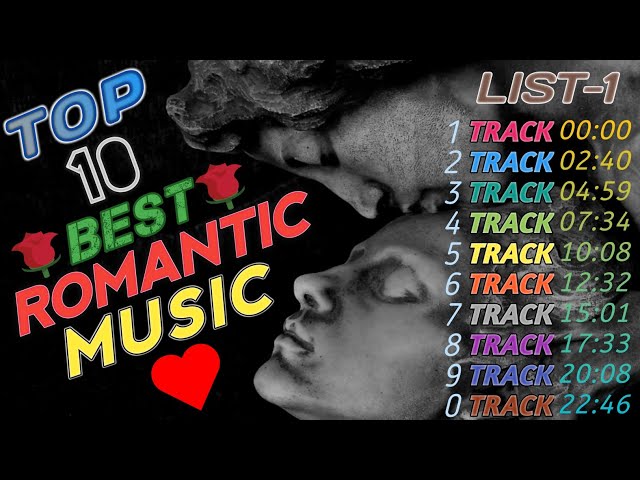 Top 10 Romantic Piano Love Songs Instrumental Background Music | List-1