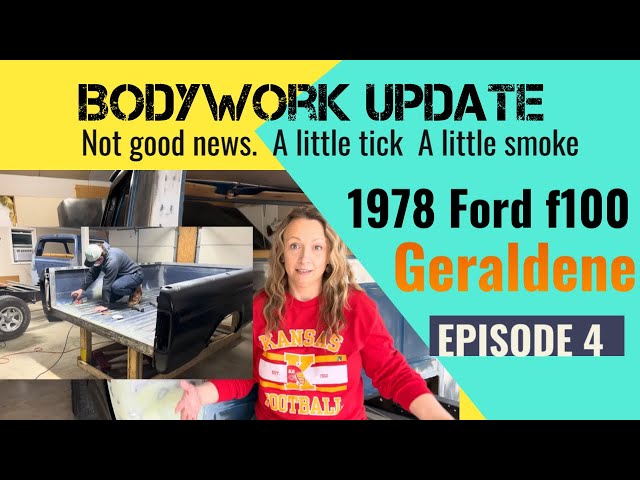 1978 Ford F100 Body Work Update 🫤 OH NO… Smokin’ and Ticking #rebuild #ford #truck