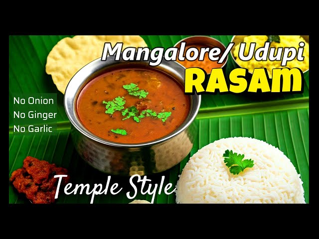 Mangalore/Udupi Temple-Style RASAM / SAMBAR / SAARU | Divine Flavor Without Onion, Garlic, or Ginger