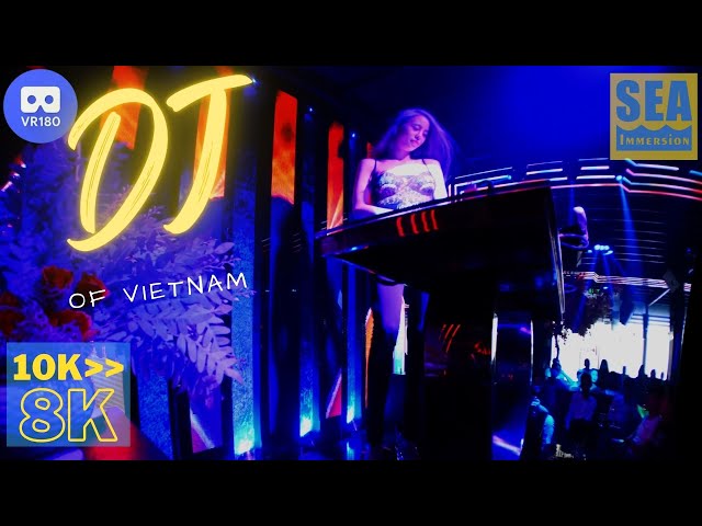 Unique DJ coffee shop culture in Vietnam, captured in 10K 3D VR180, downsampled to 8K.