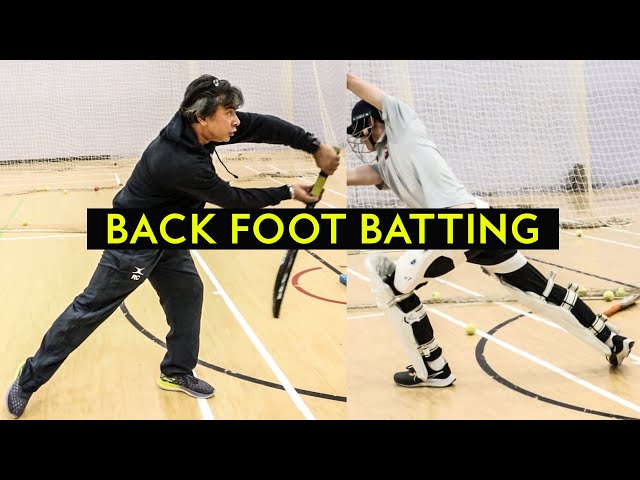 Batting Technique: How To Bat In Cricket With Correct Back Foot Set-up