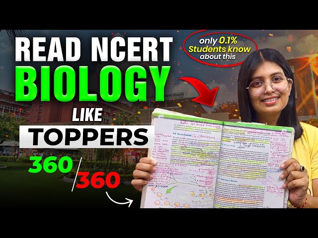 How I Revised NCERT Biology *60-70 times* before my NEET🤫😱 |Scored 351/360 marks💯 | NEET 2025