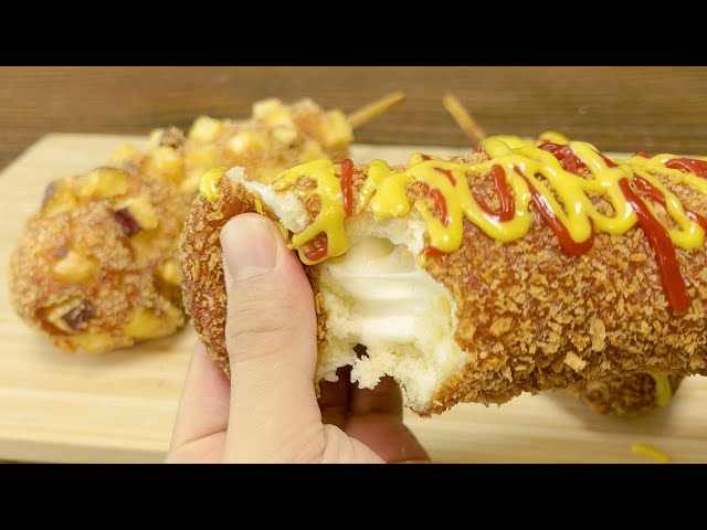 Korean Corn Dog Soft and Crispy Recipe 핫도그