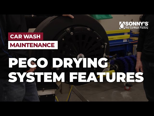 PECO Drying System Features | Car Wash Maintenance