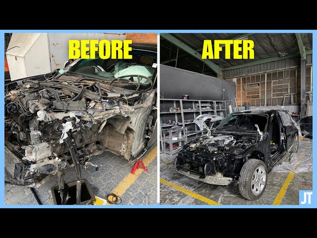 INSTALLING THE ENGINE AND SUSPENSION ON MY CRASH DAMAGED BMW F20 M135i | PART 3