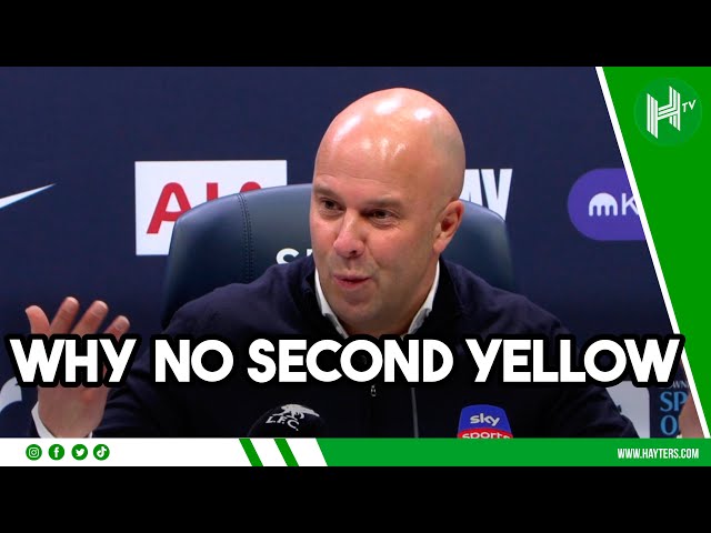 EXPLAIN WHY NO SECOND YELLOW | Arne Slot baffled how match winner Bergvall wasn't sent off